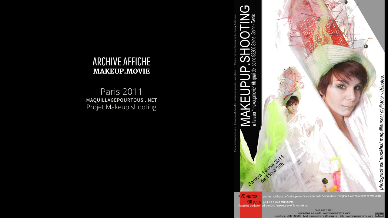 2011 05 14 projet makeup shooting theme creation artistique